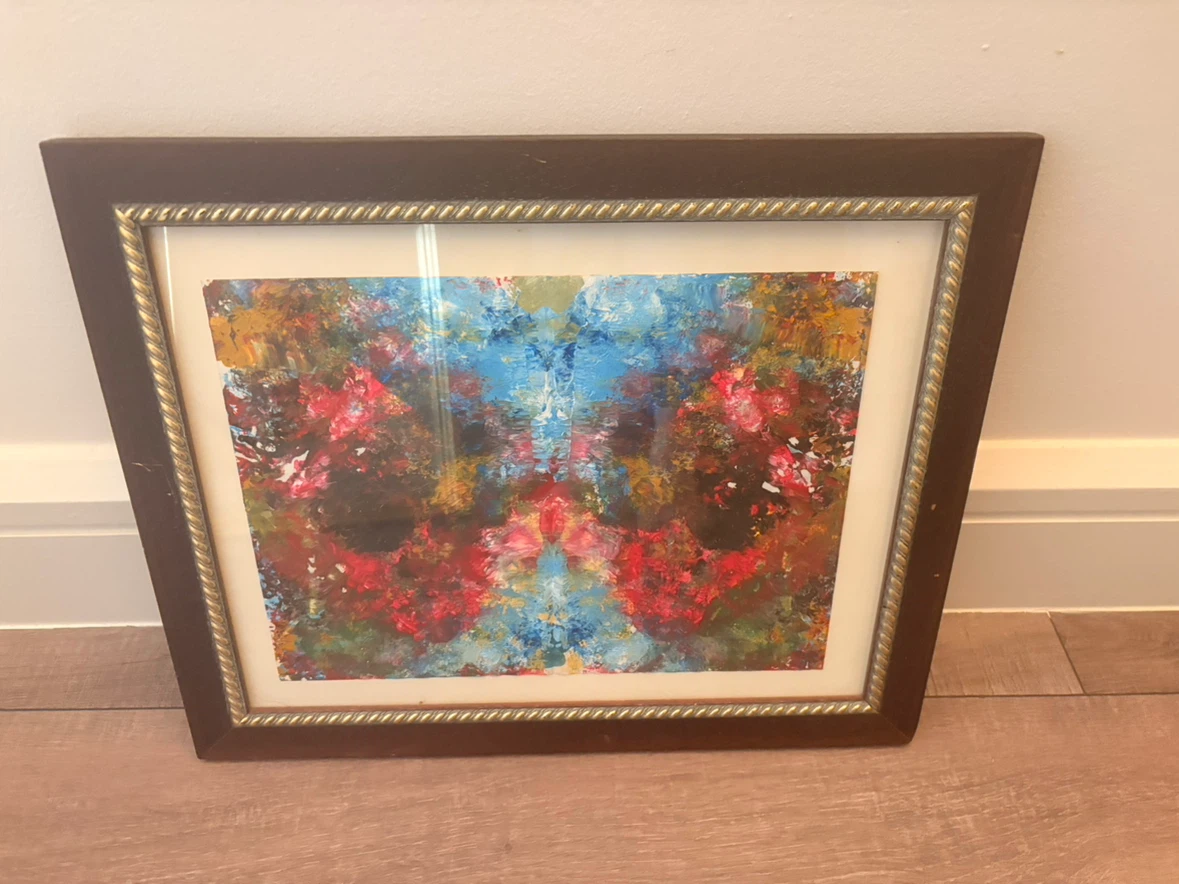 Framed Abstract Painting