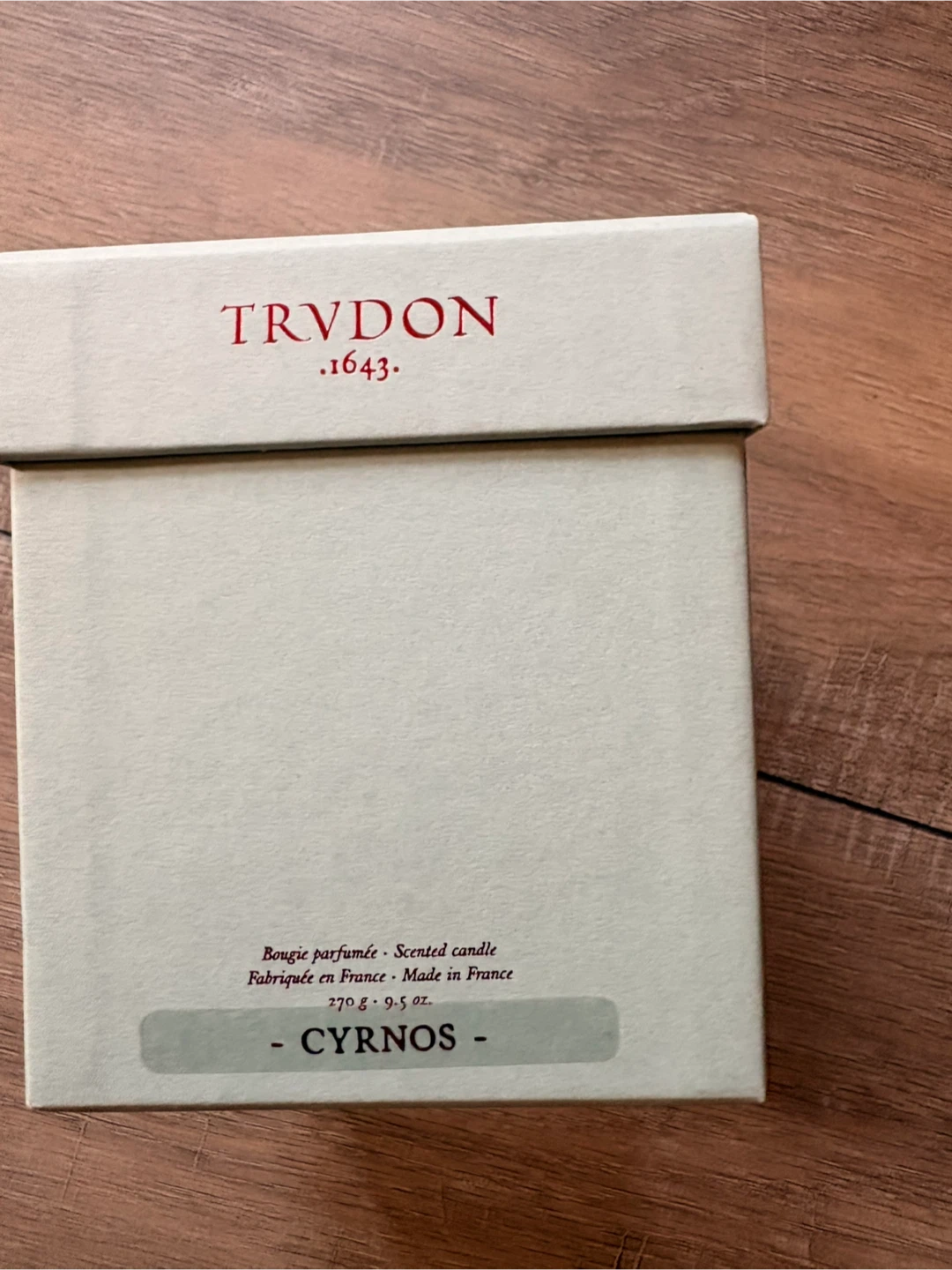 Trudon Cyrnos Scented Candle