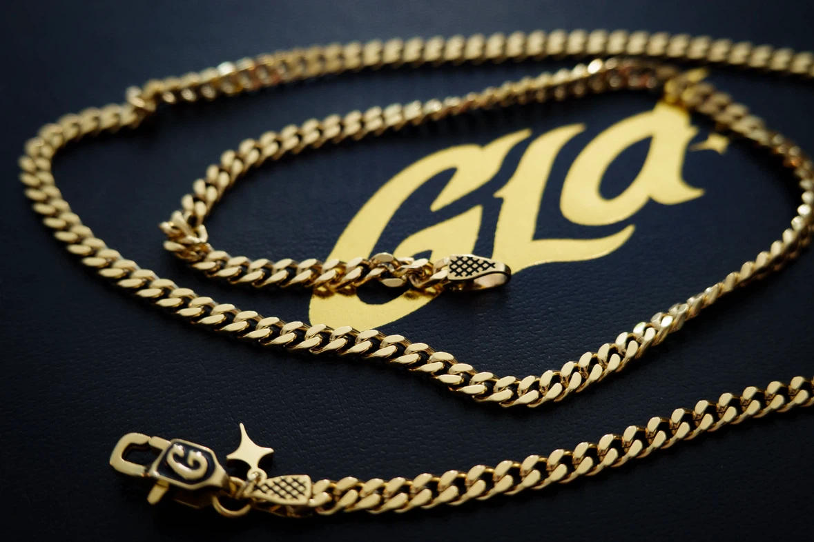 GLD 3mm Miami Cuban link chain 20”