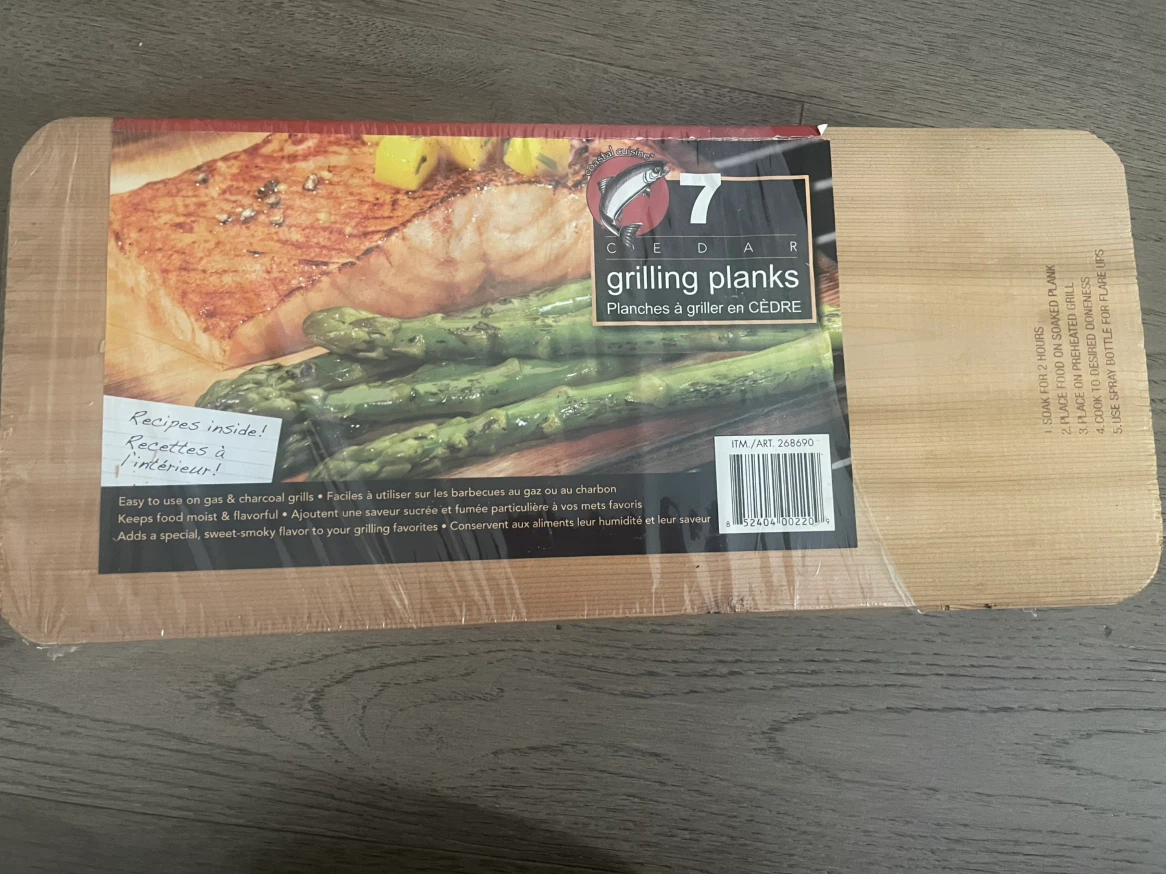 NEW! Coastal Cuisine Cedar 7 Pack Grilling Planks