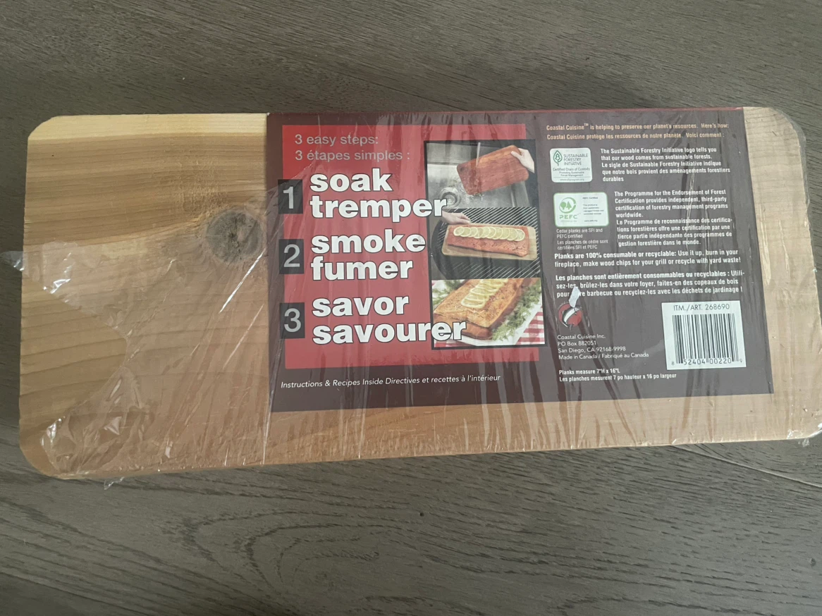 NEW! Coastal Cuisine Cedar 7 Pack Grilling Planks - photo 2