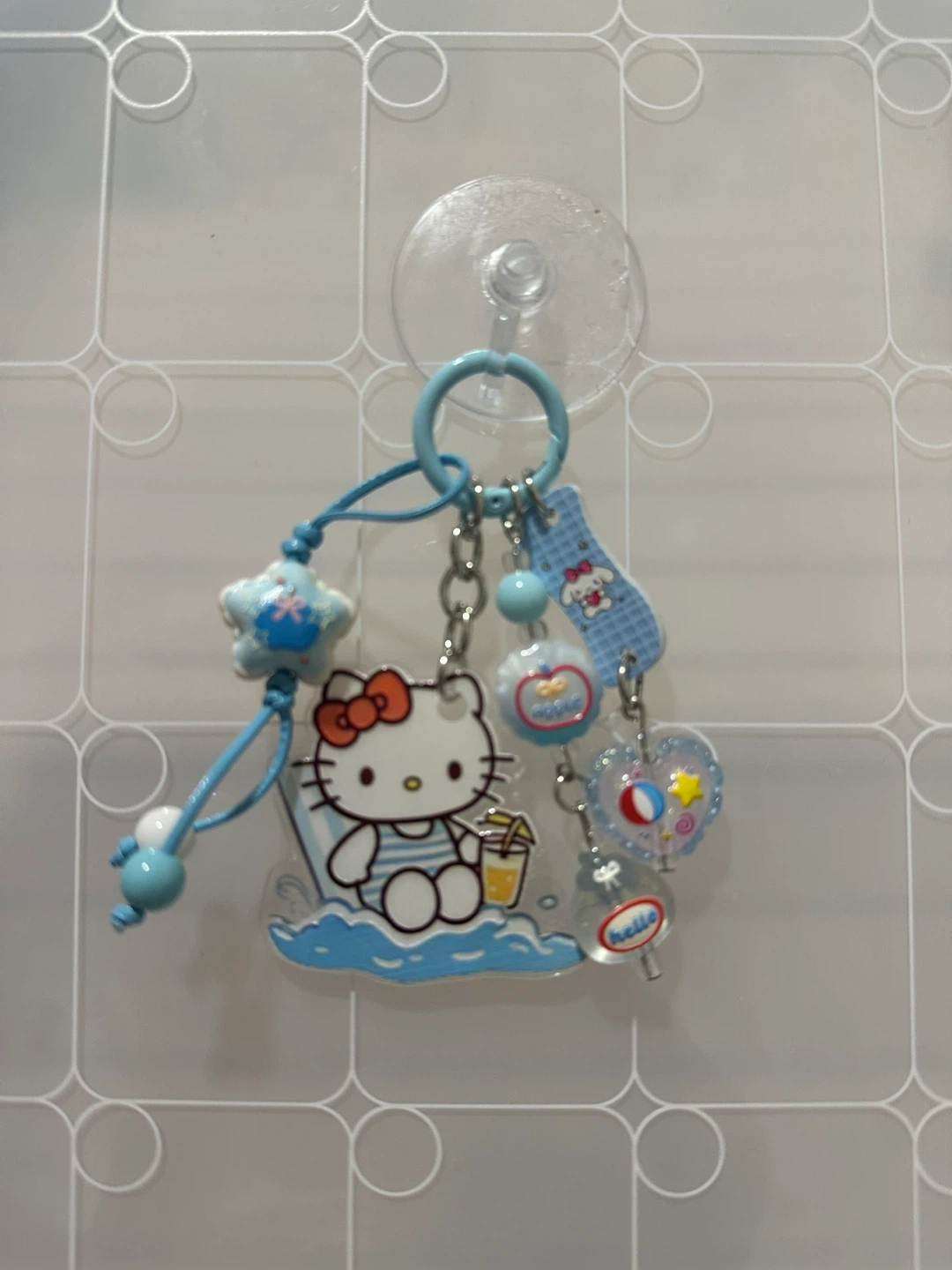 Hello Kitty Character Charm Keychains