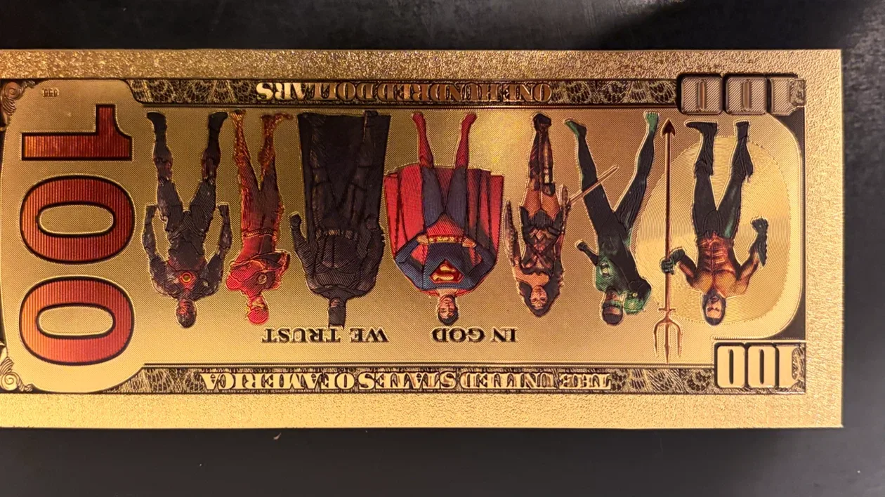 Superman Gold Foil Novelty Note - photo 2