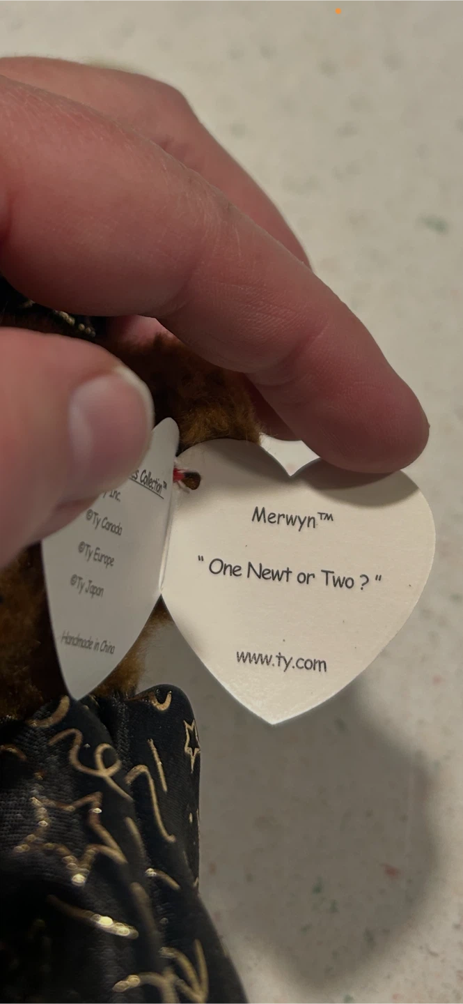 Ty Beanie Baby Merwyn Bear - photo 2