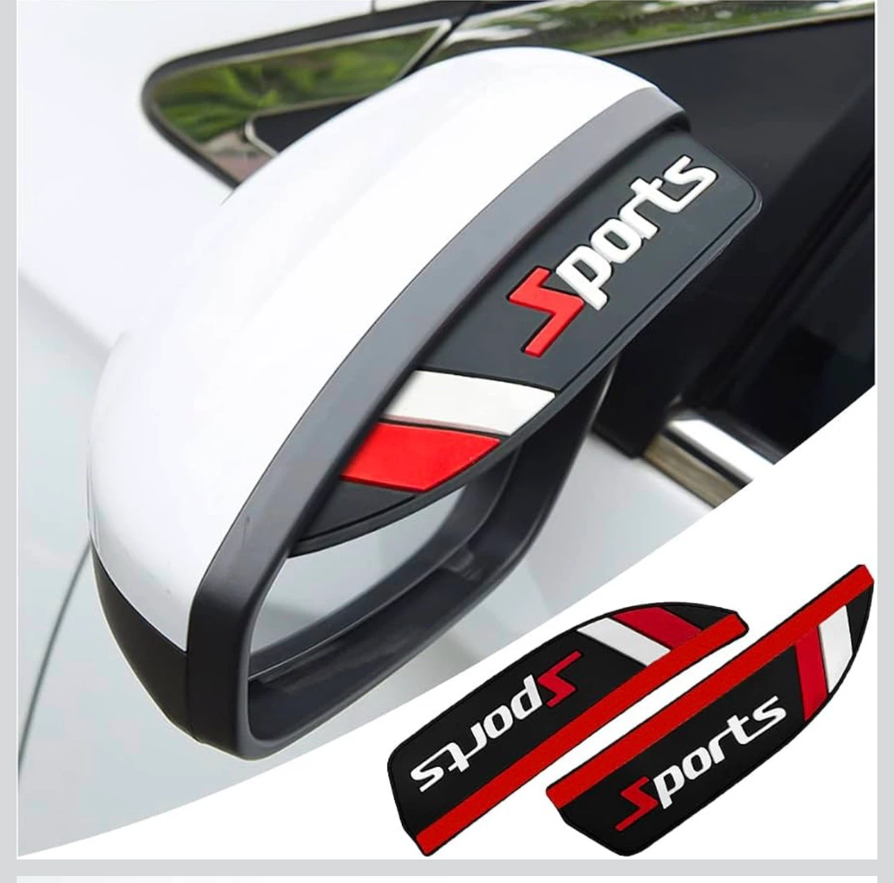 Sports Car Rearview Mirror Rain Guards - photo 2