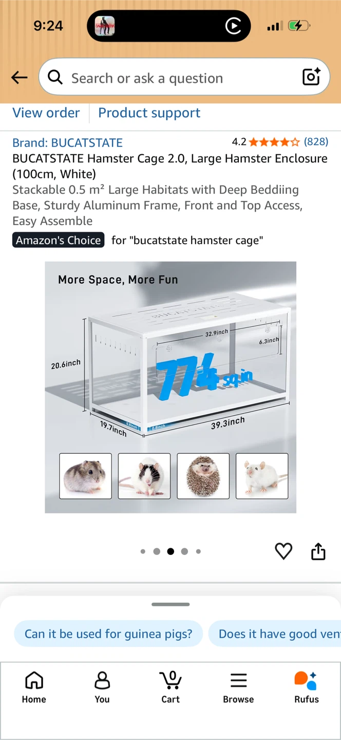 Hamster Cage / Items Bundle - photo 5
