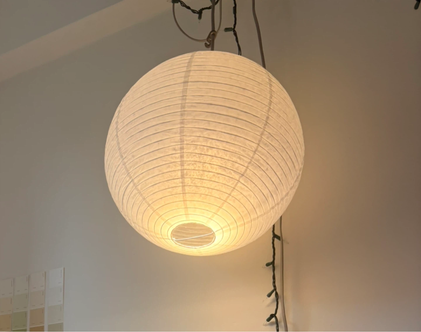White Paper Lantern Pendant Light