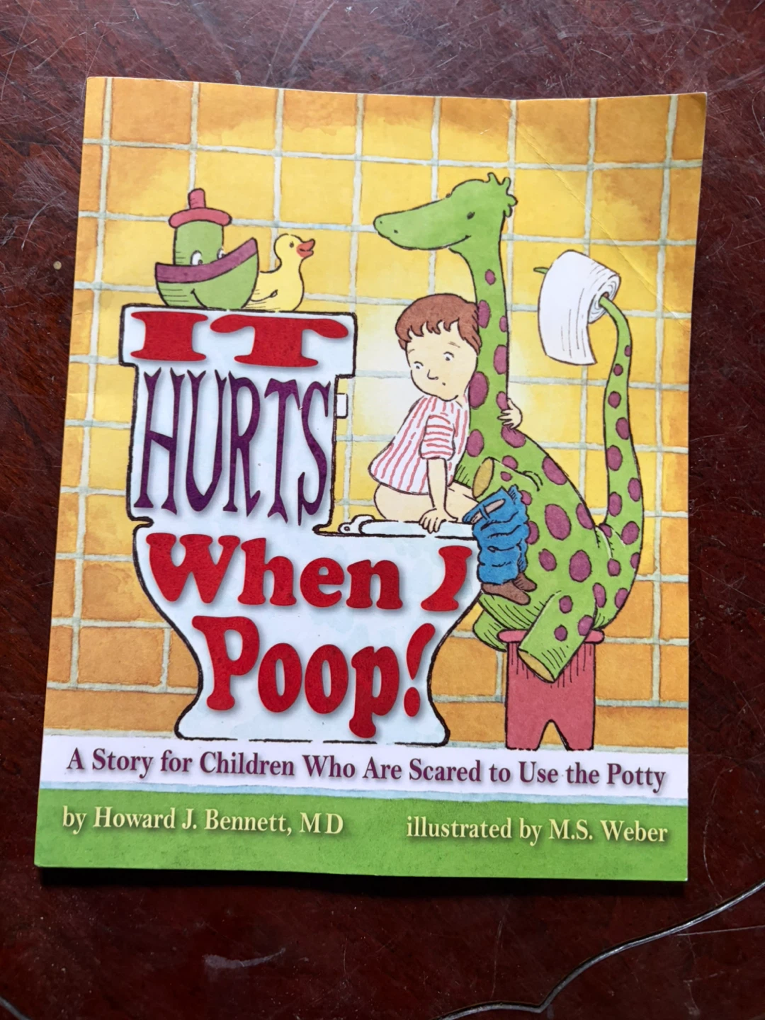It Hurts When I Poop! Children's Book