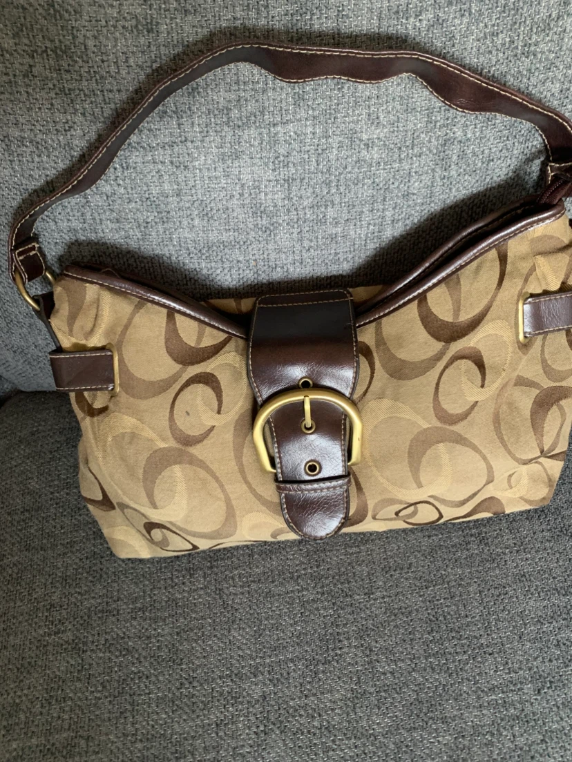 Off Brand Signature Hobo Shoulder Bag
