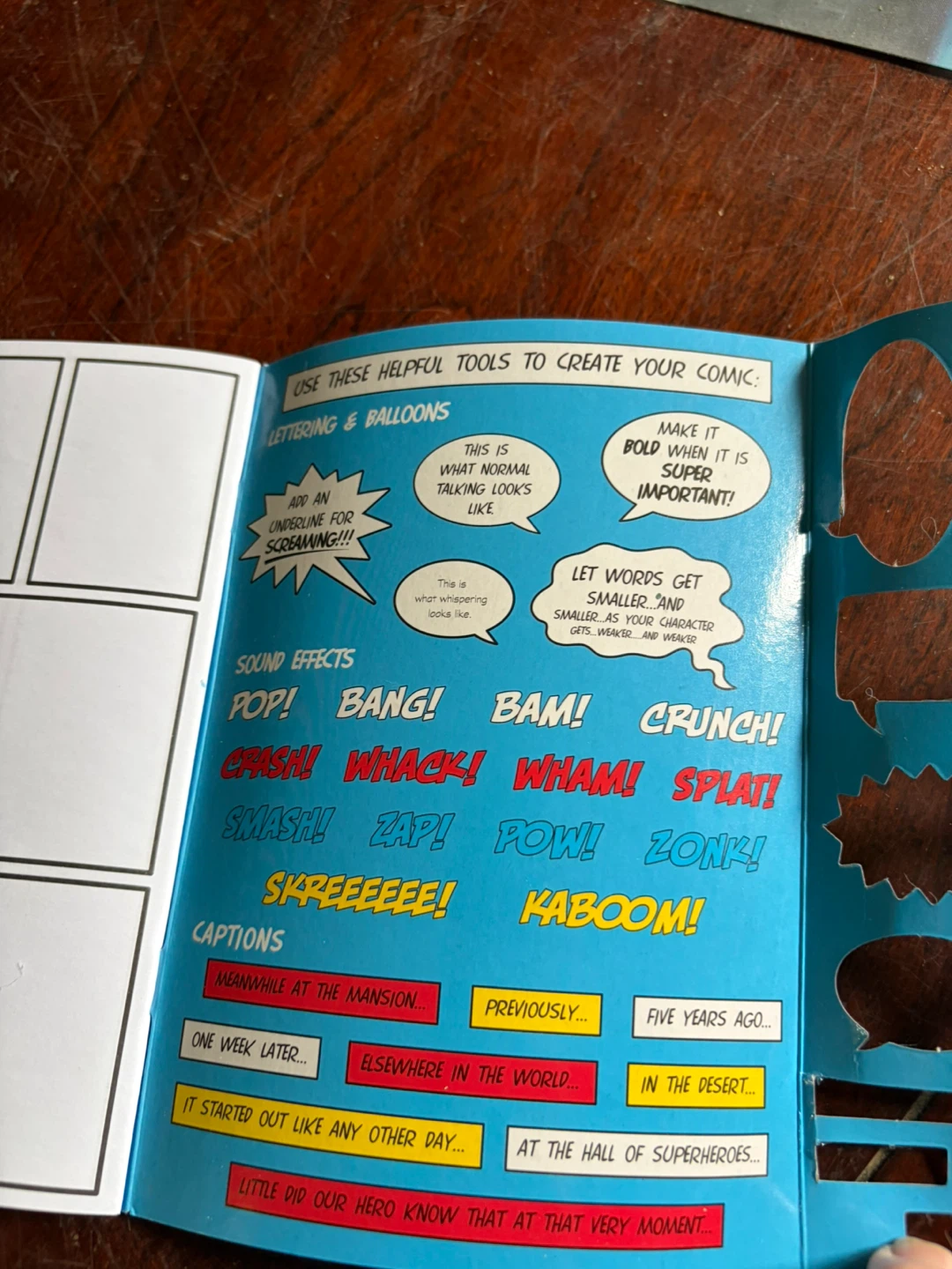 Create Your Own Comic Book Activity Notebook - photo 3