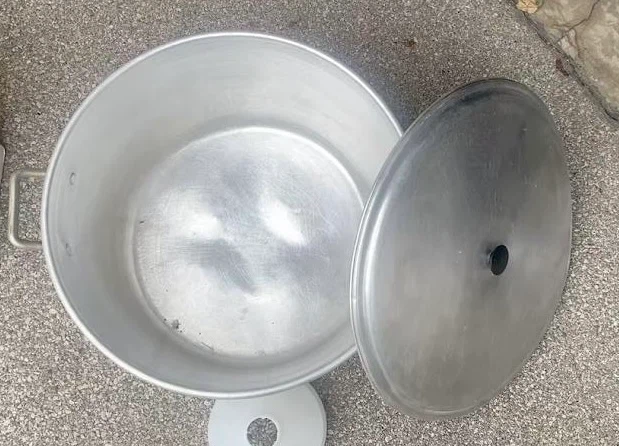 Large Aluminum Stock Pot & Propane Regulator Kit (No Stand)