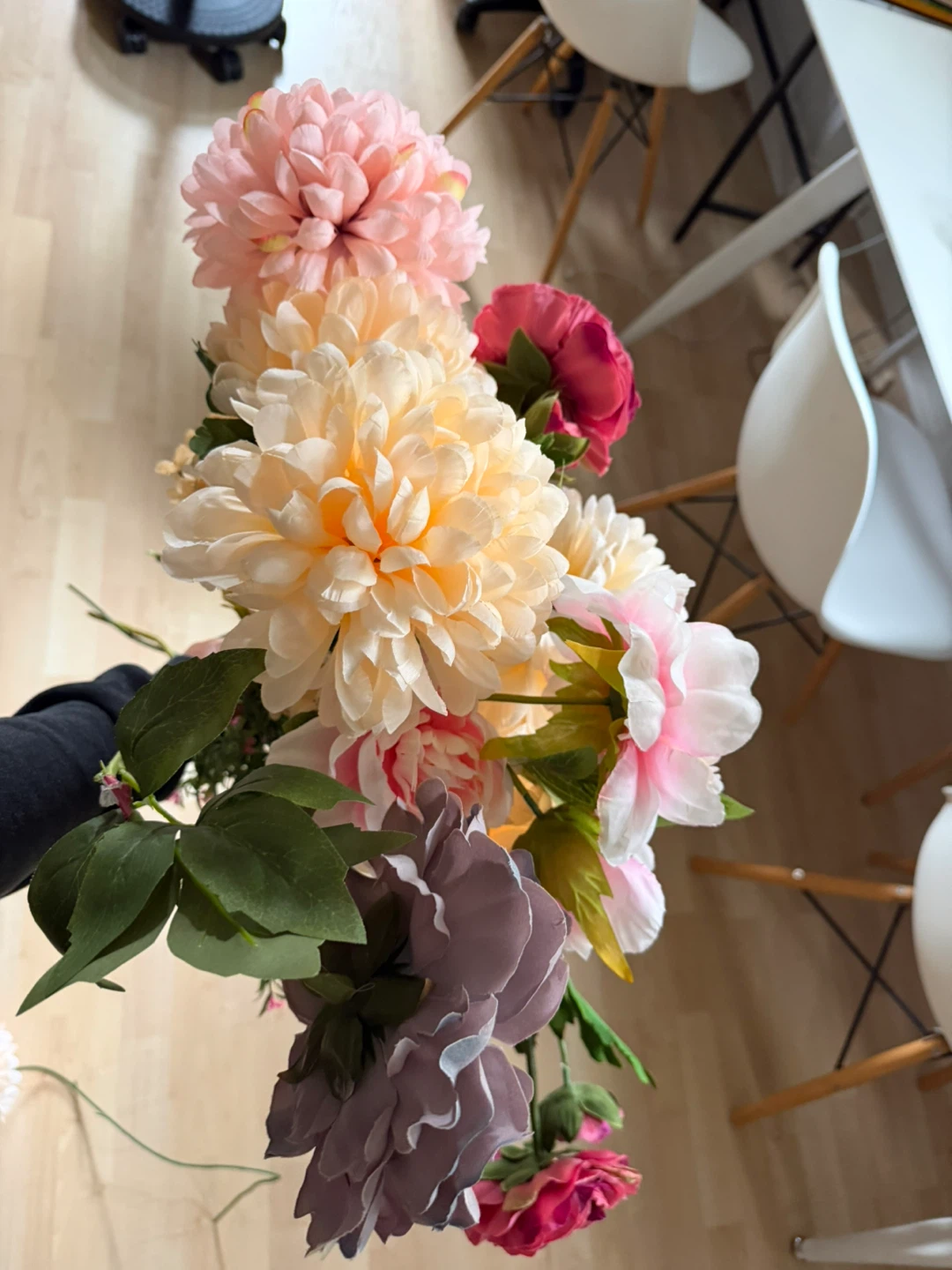 Decor flowers fake faux flowers