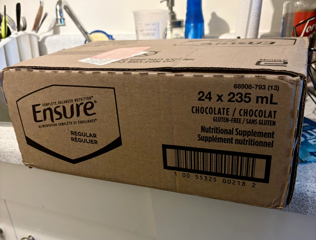 Ensure Regular Chocolate Nutritional Supplement
