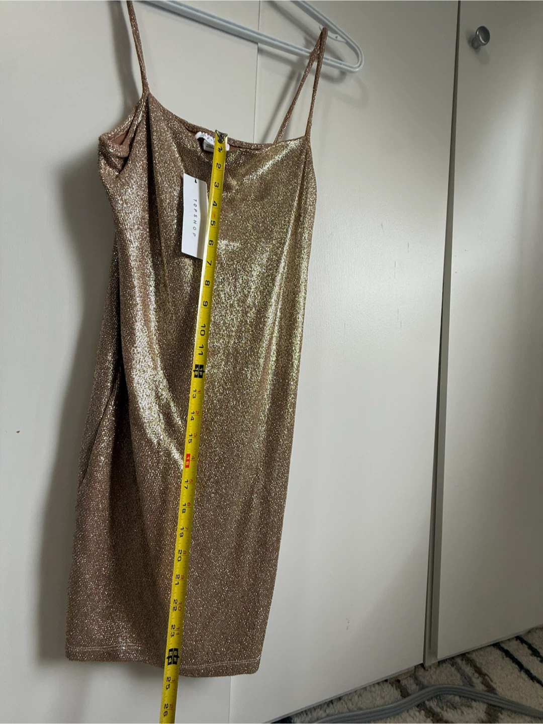 Topshop Gold Shimmer Mini Dress - photo 3