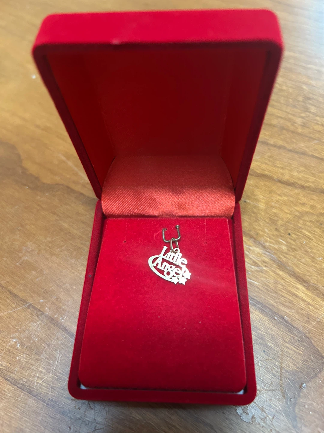 14K Solid Gold “Little Angel” Pendant - photo 2