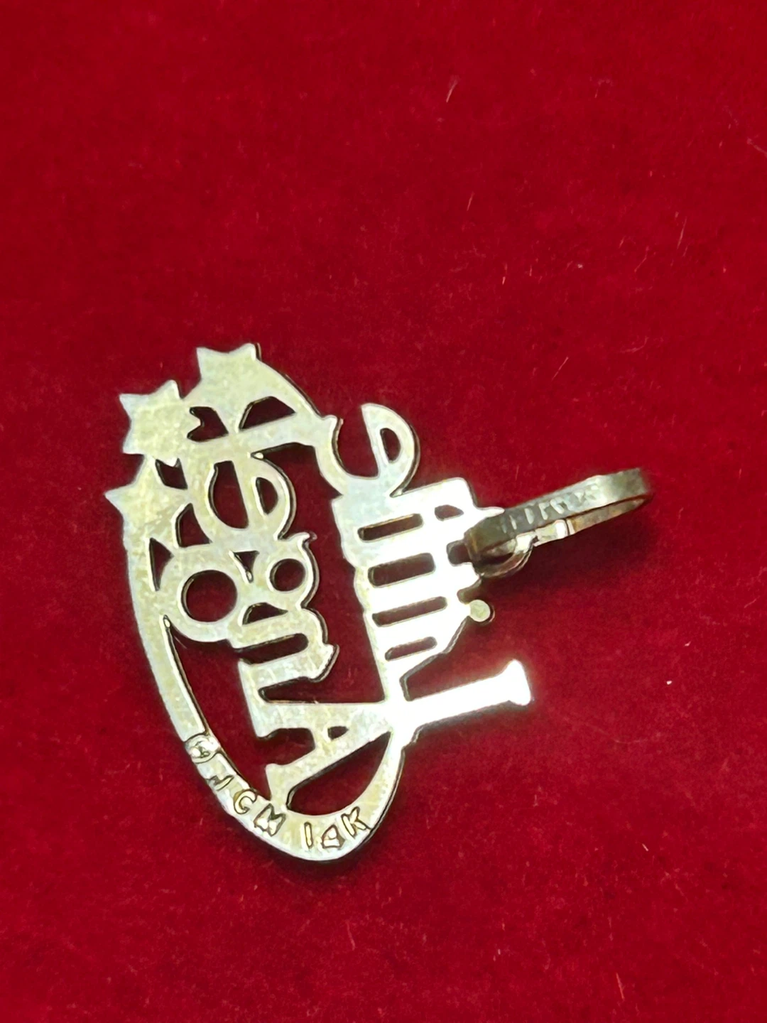 14K Solid Gold “Little Angel” Pendant - photo 3
