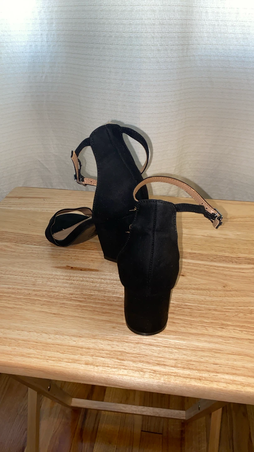 Merona Black Block Heel Sandals Size 7 - photo 3