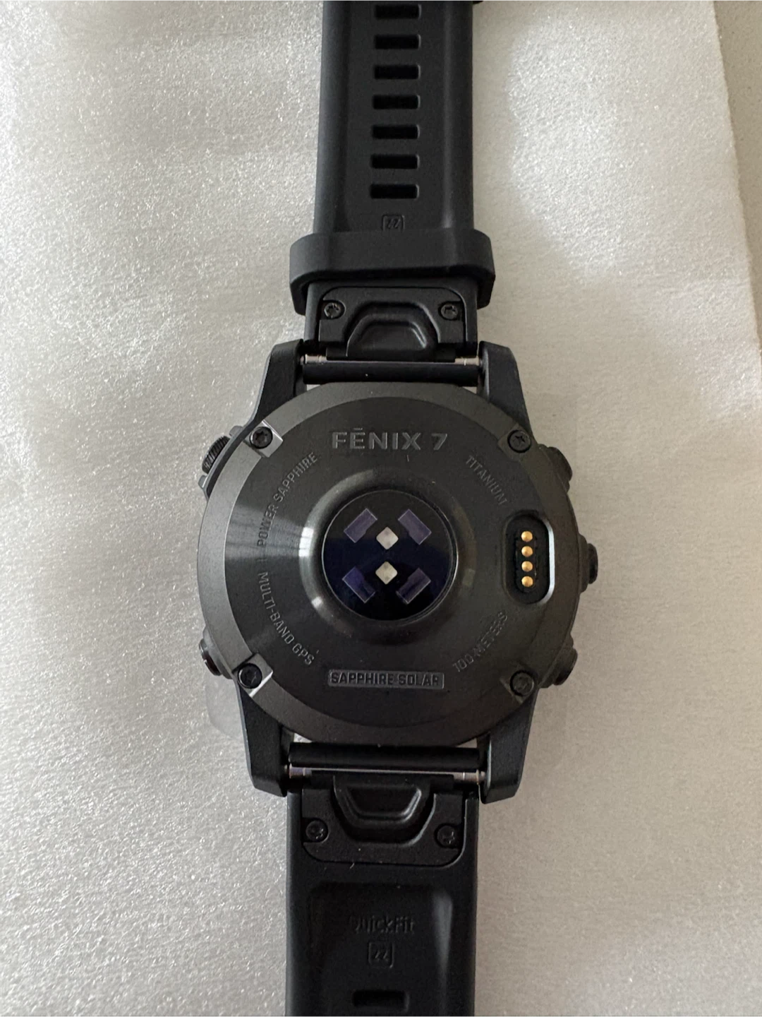 47mm Garmin Fenix 7 Sapphire Solar Unused Warranty Replacement - photo 2