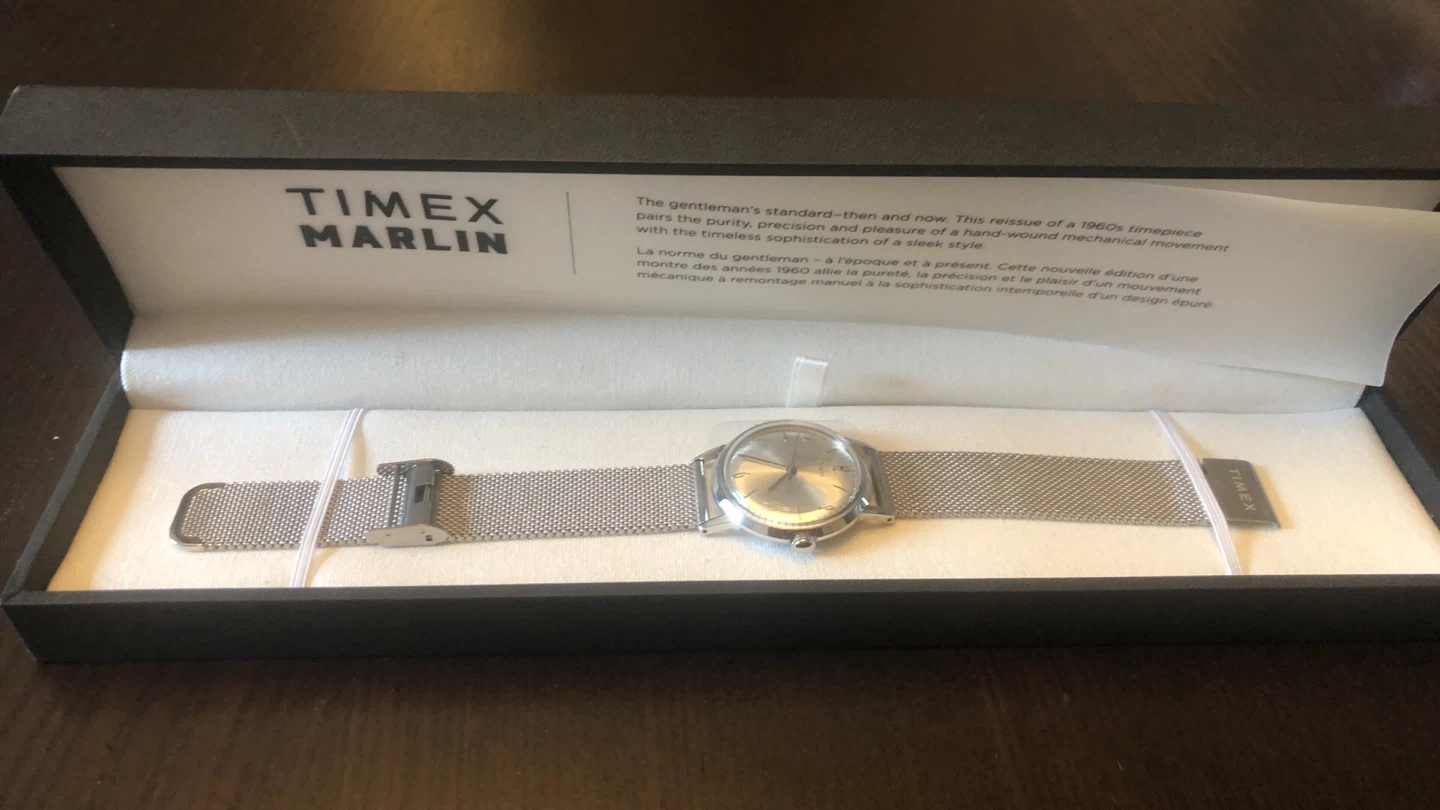 BNIB Timex Marlin Mechanical Wrist watch - photo 5