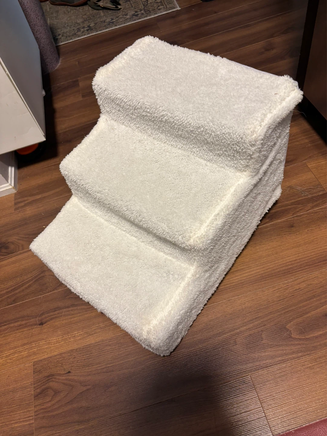 3-Step Pet Stairs with Removable Cover