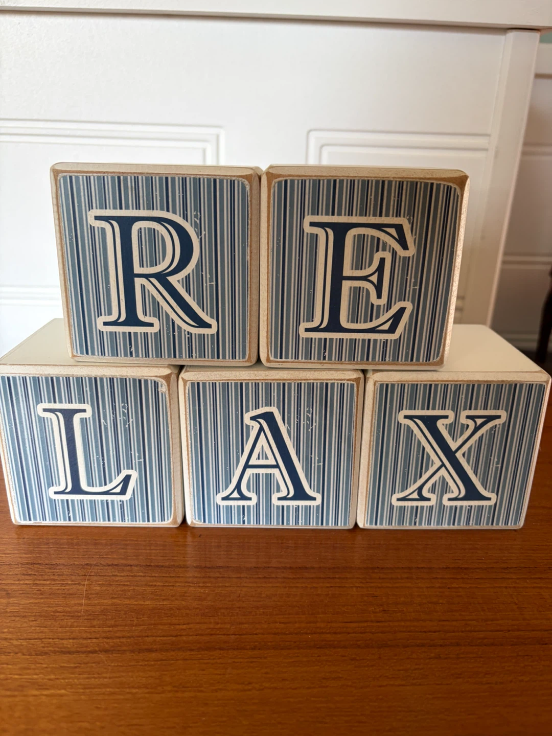 Decorative RELAX wooden blocks - photo 2