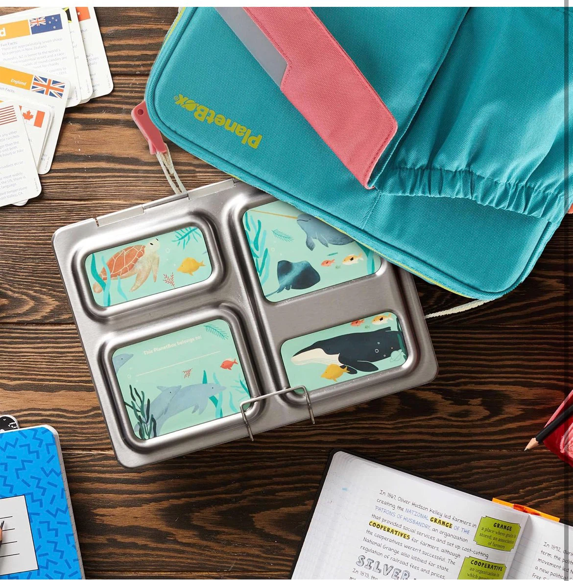 PlanetBox Insulated Lunch Bag and Stainless Steel Bento - photo 2