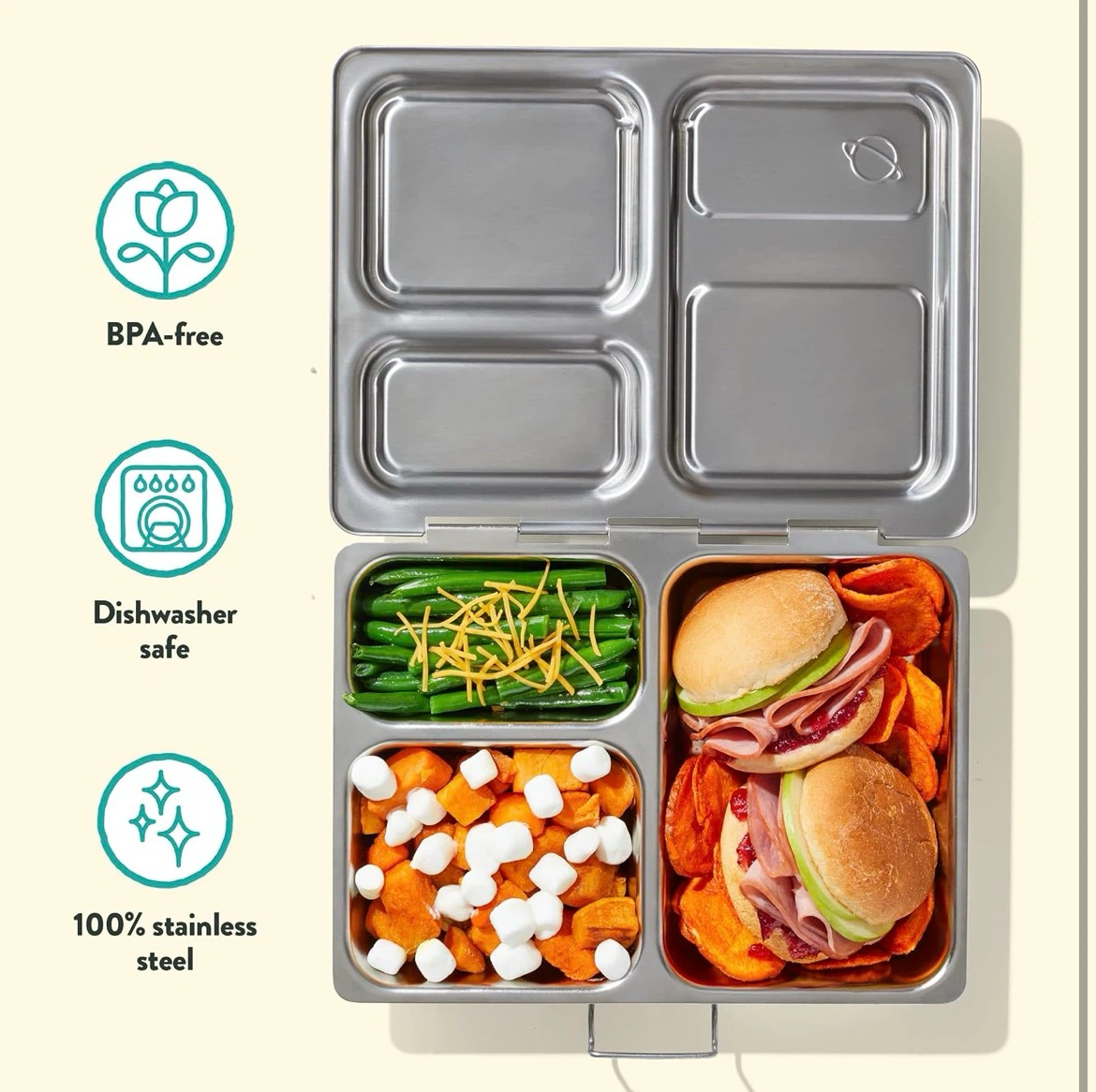 PlanetBox Insulated Lunch Bag and Stainless Steel Bento - photo 4