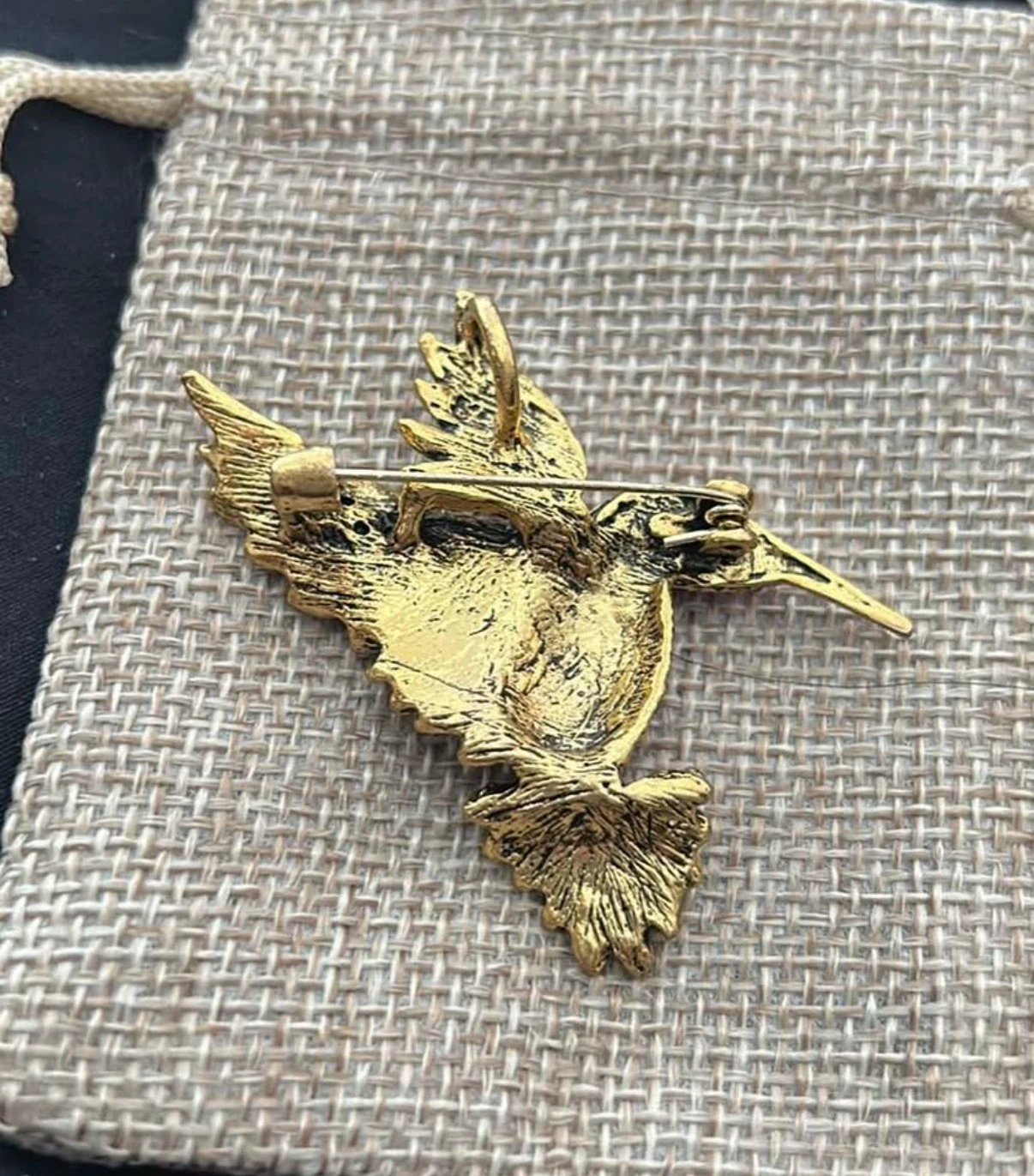 Pink hummingbird Brooch - photo 2