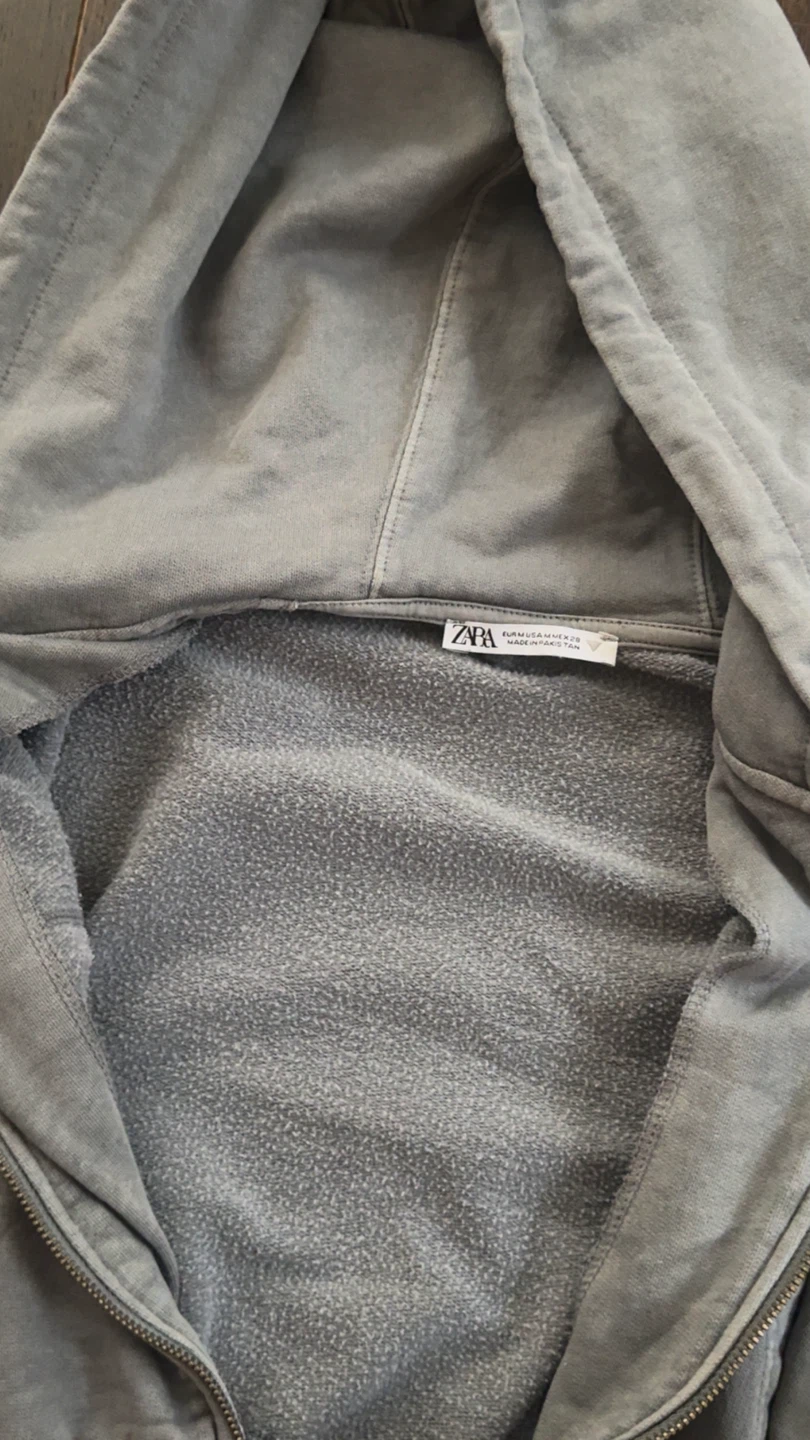 Zara Cropped Sweater Grey - photo 4