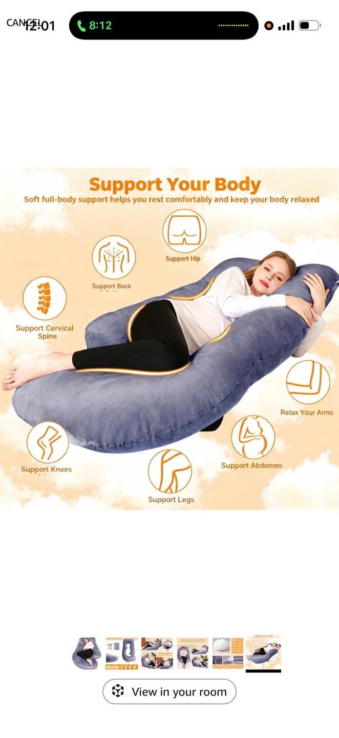 Chilling Home U-Shaped Maternity Body Pillow