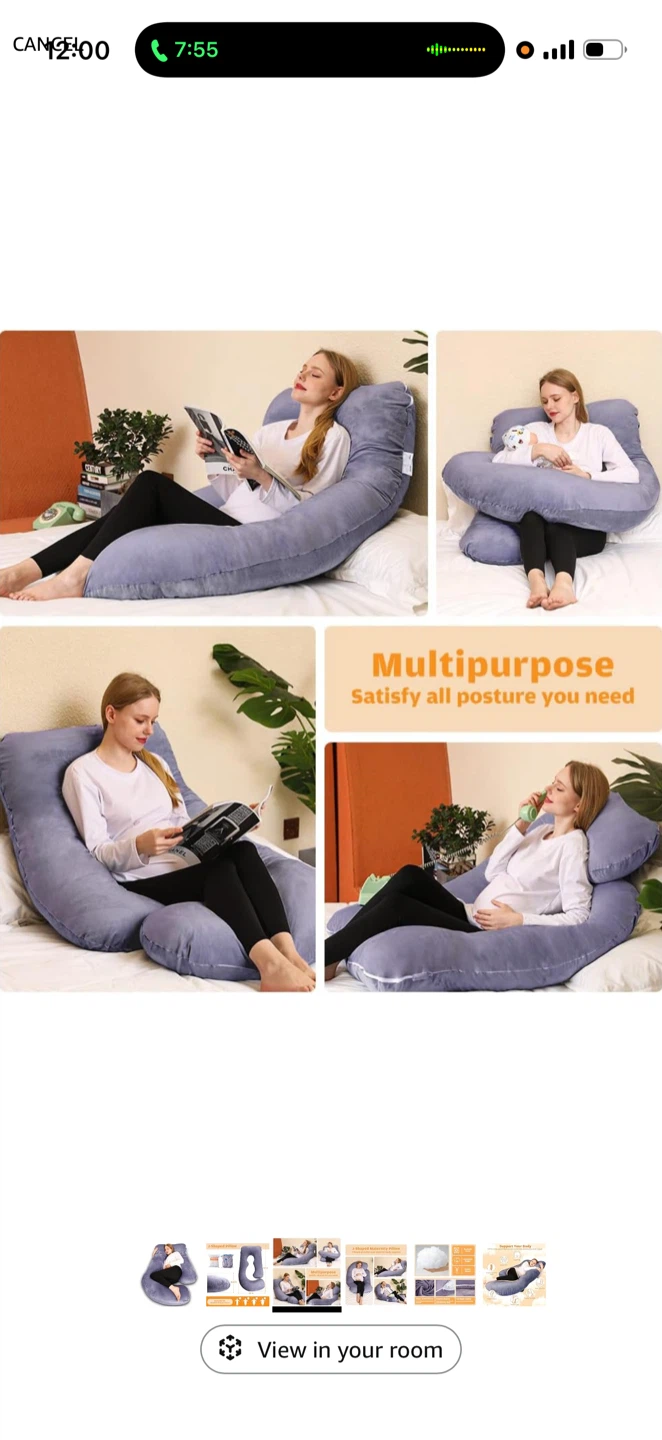 Chilling Home U-Shaped Maternity Body Pillow - photo 2