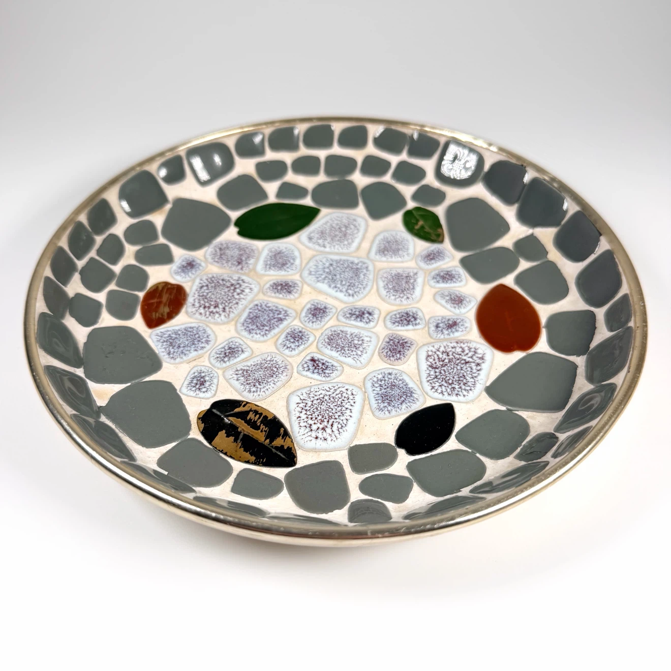 Vintage Japanese Mosaic Tile Dishes - photo 2
