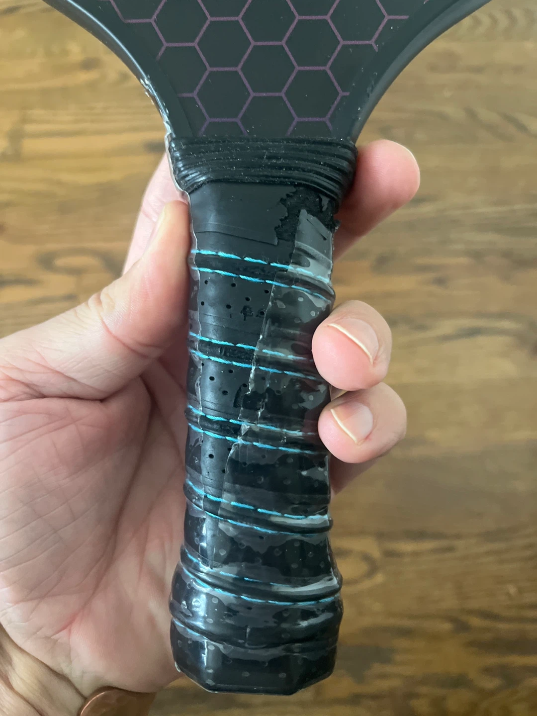 Pickleball Paddle with Honeycomb Pattern - photo 3