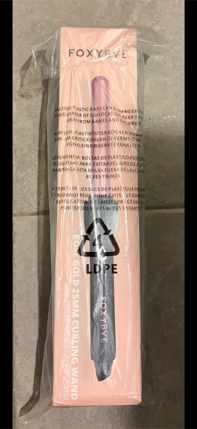 FoxyBae Rose Gold 25mm Curling Wand