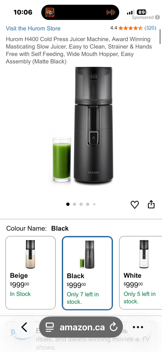 Hurom H400 Slow Juicer - photo 5