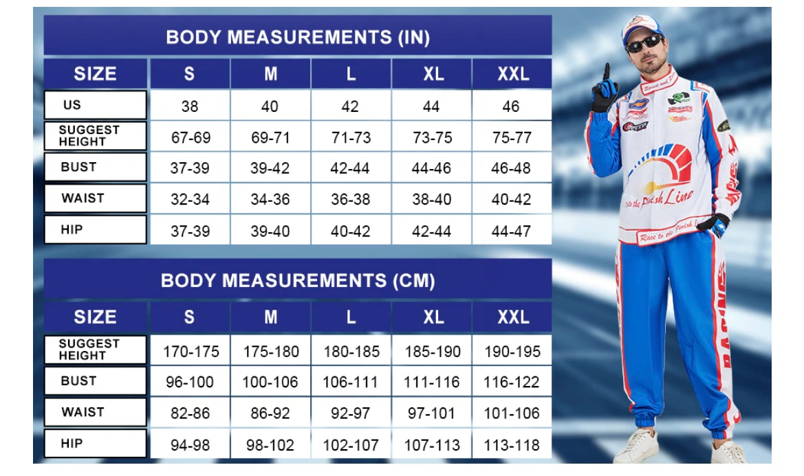 Racing Costume Set Size XL - photo 5