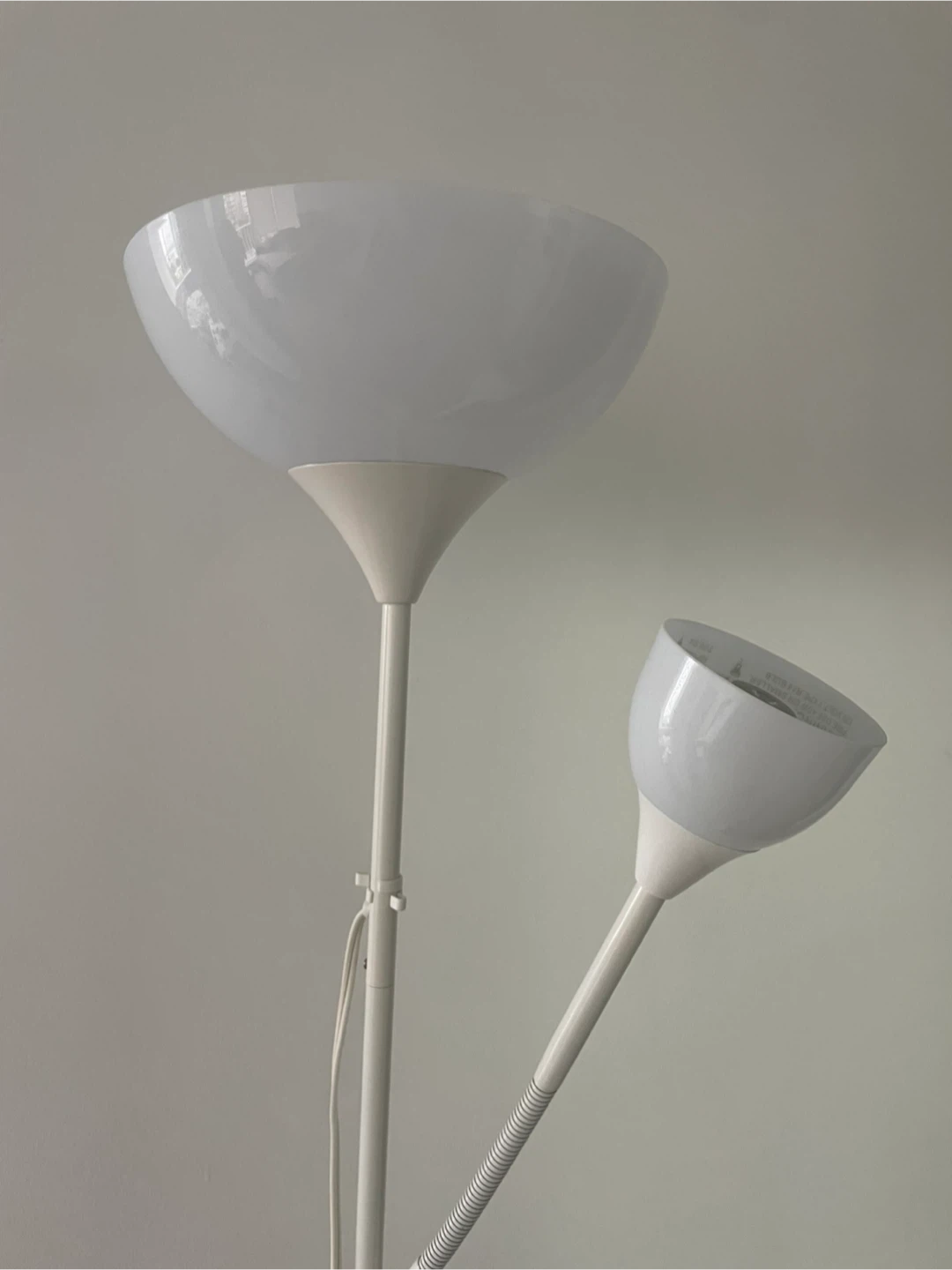 White floor lamp