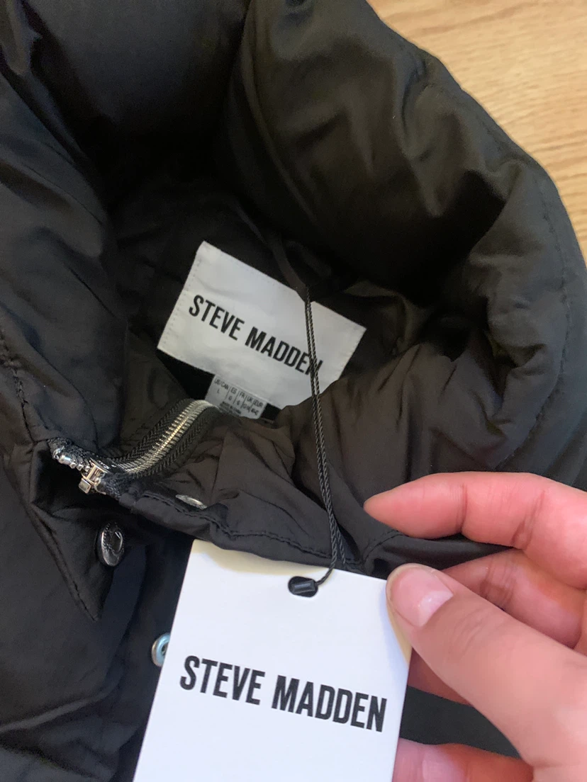 Steve Madden Black Puffer Jacket