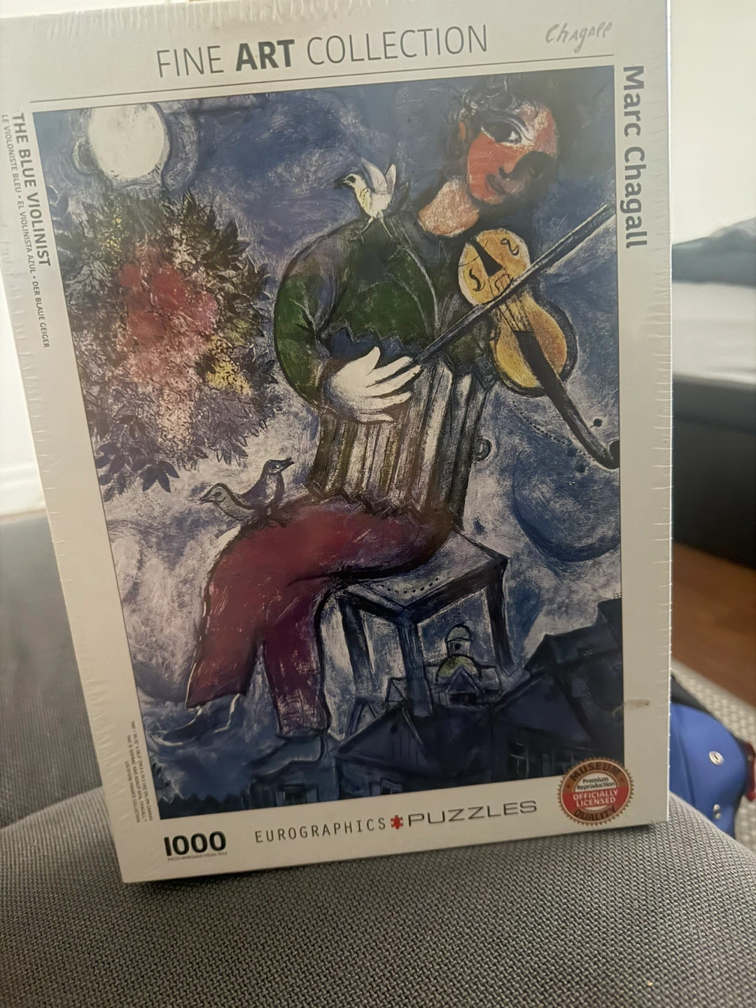 EuroGraphics Marc Chagall The Blue Violinist 1000pc Puzzle - photo 3
