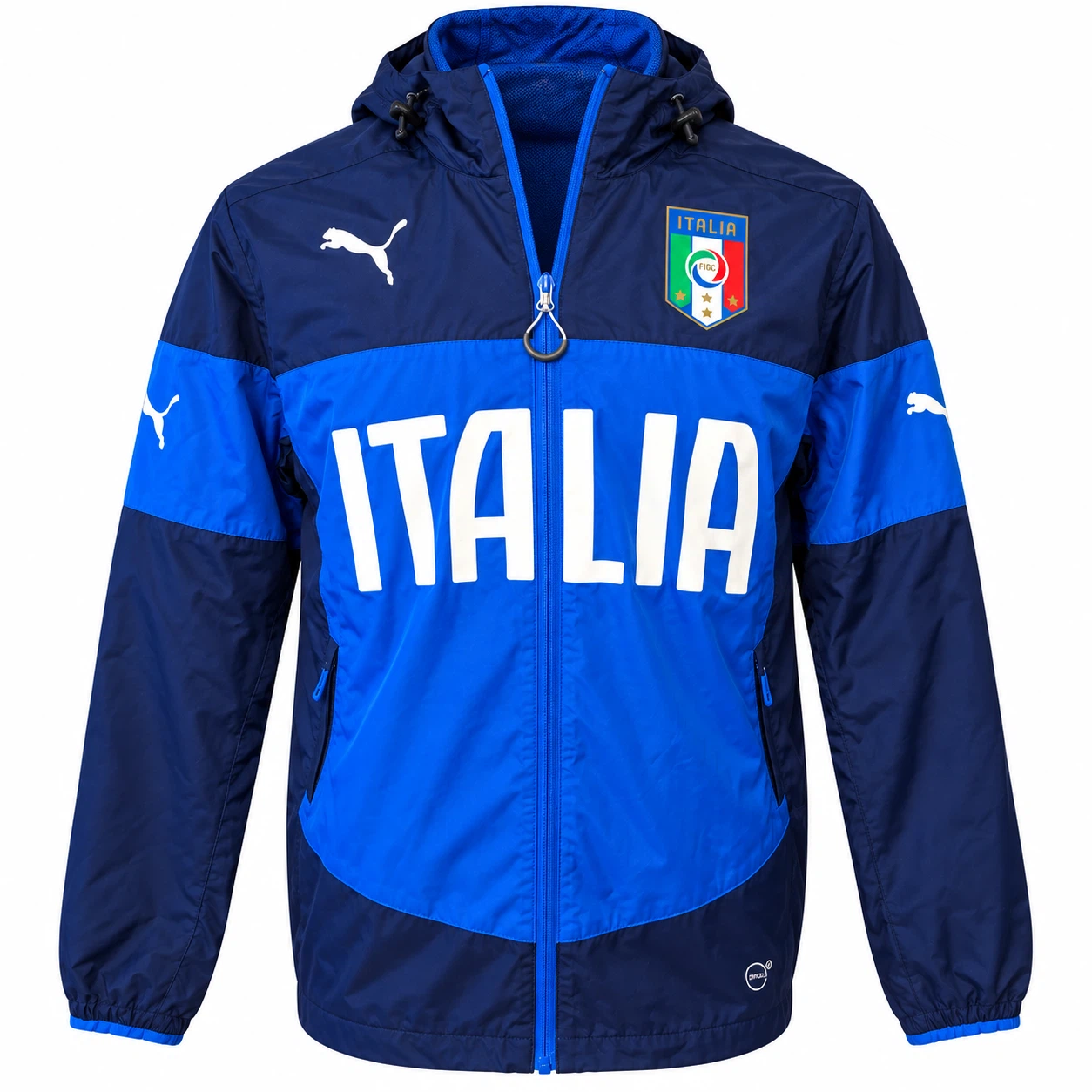 Puma Italy FIGC Windbreaker Jacket - Size M
