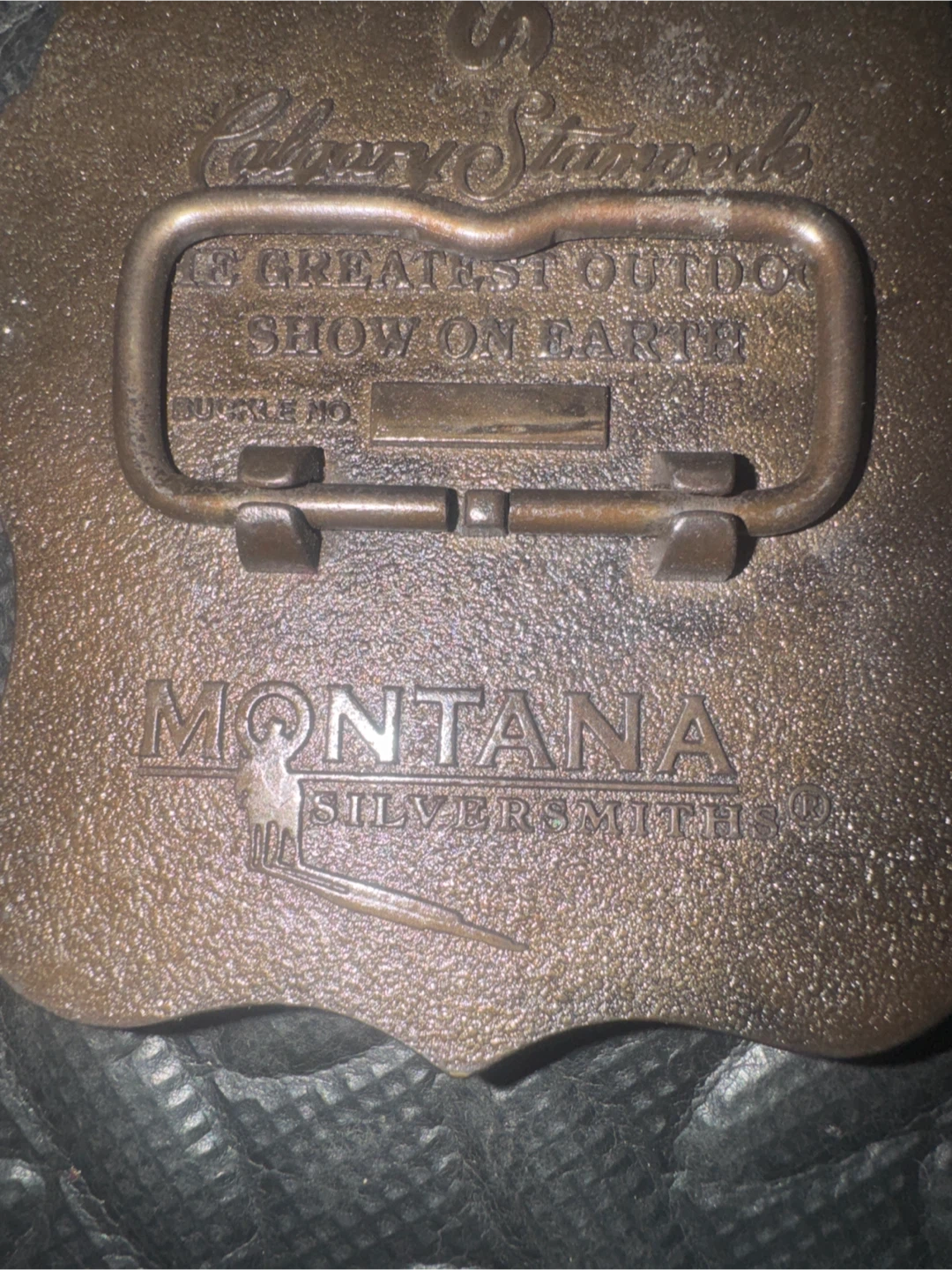 2011 Calgary Stampede Montana Silversmiths Belt Buckle - photo 3