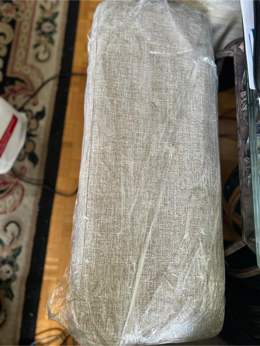 Upholstered Entryway Bench-32" x 12" x 17" - photo 2