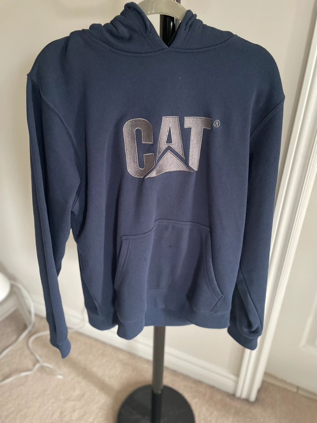 CAT Navy Blue Hoodie - photo 2