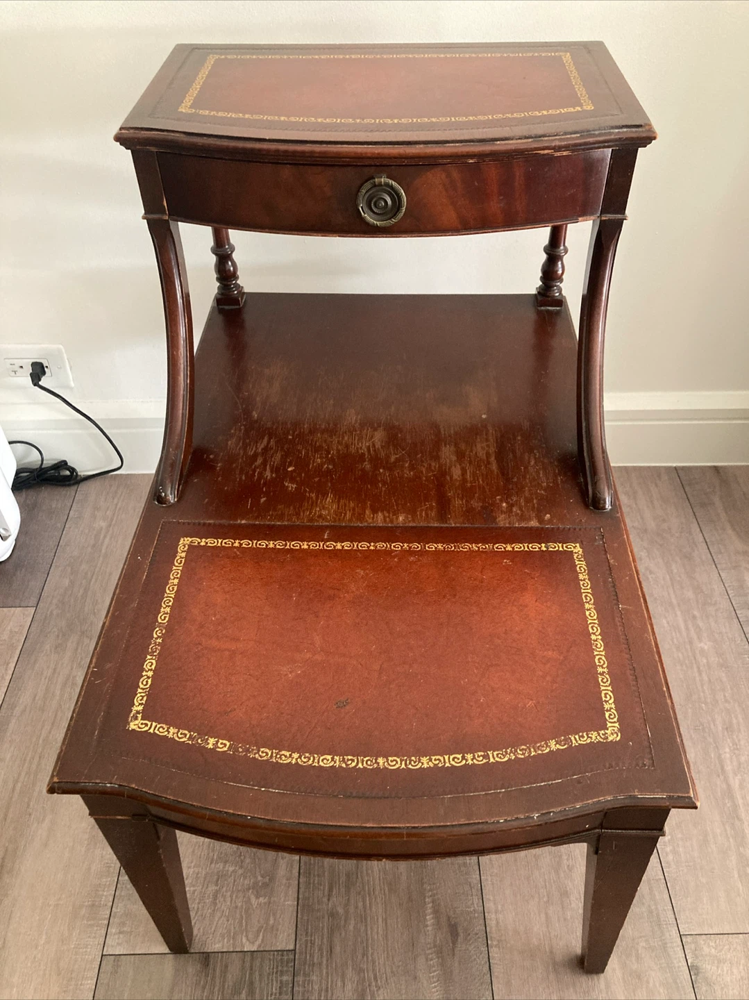 Vintage Tiered Side Table