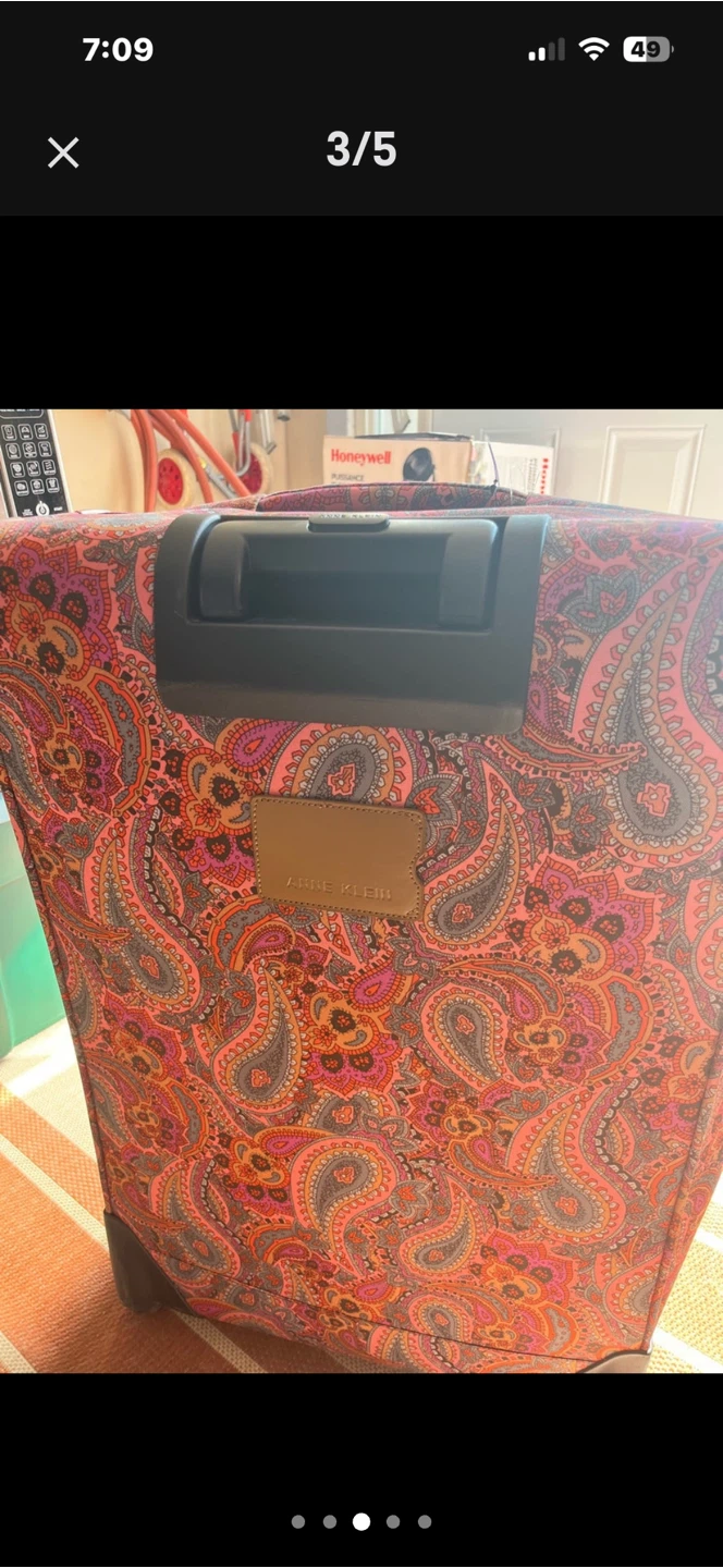 Anne Klein Paisley Rolling Suitcase - photo 3