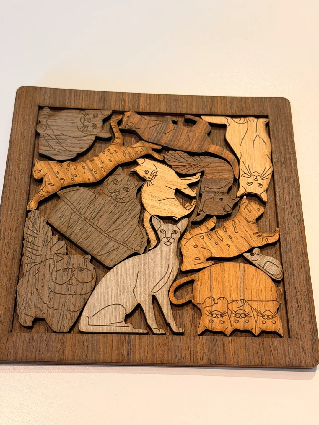 Wooden Cat Puzzle