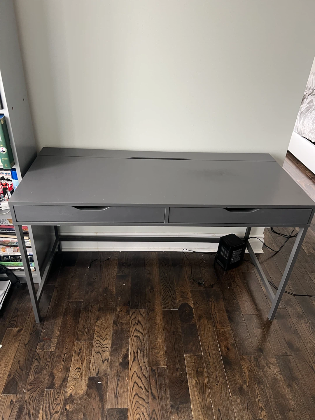 Desk with 2 large drawers.