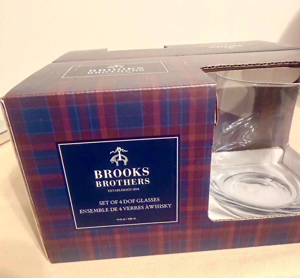 Brooks Brothers Set of 4 DOF Glasses - photo 4