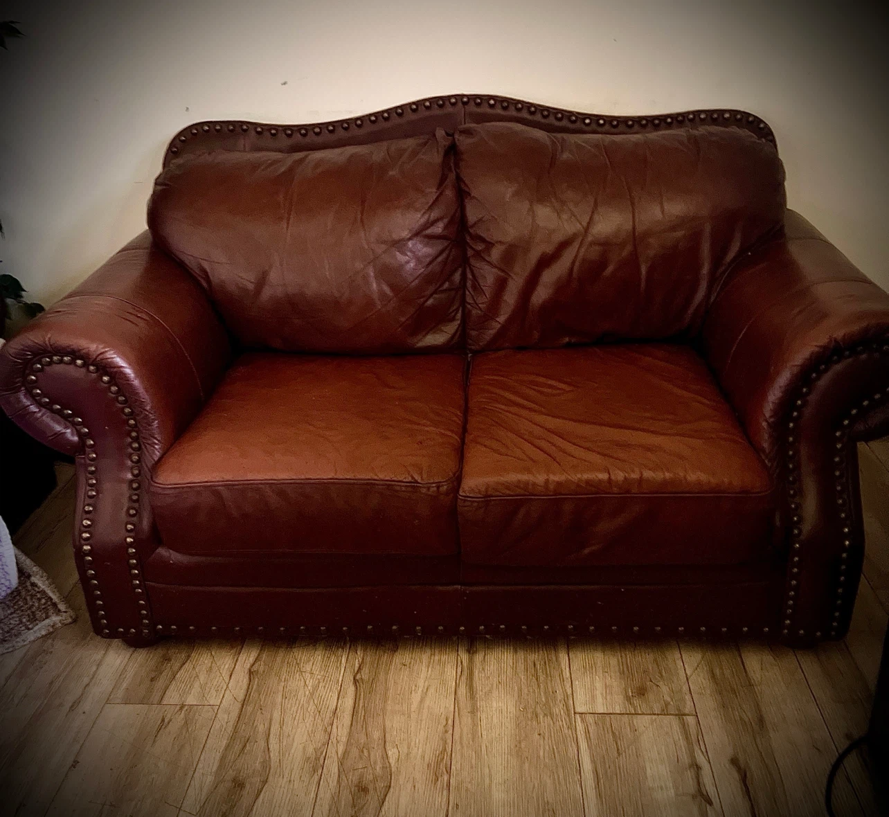 Burgundy Leather Recliner and Loveseat Set - photo 4