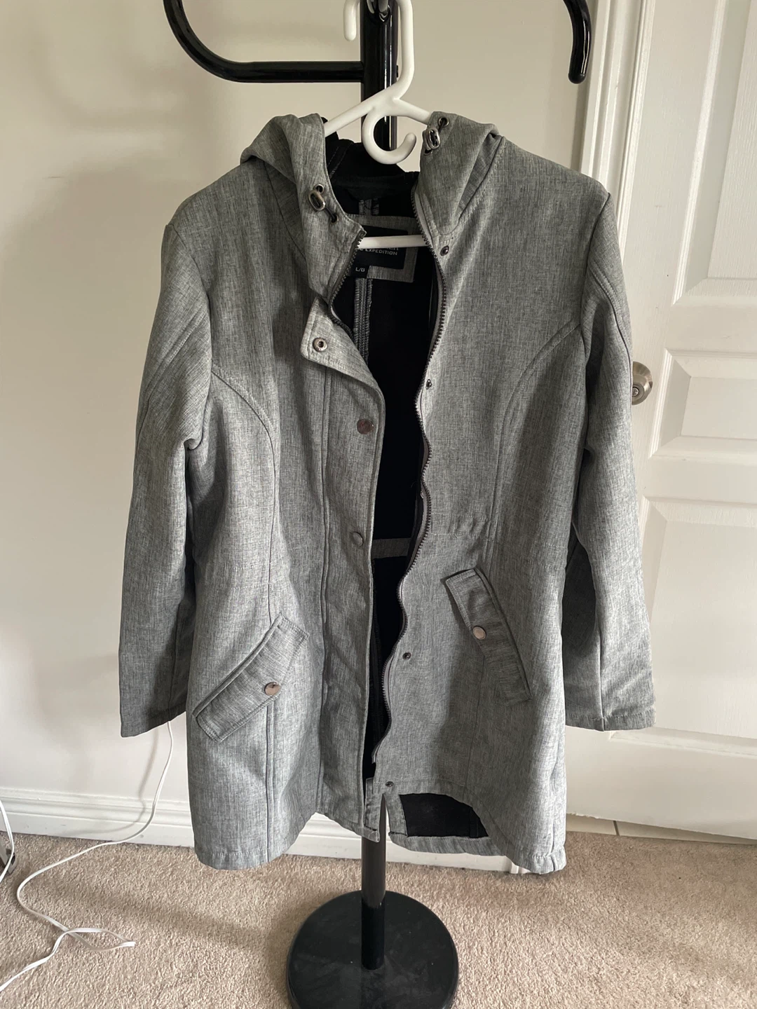 Grey Arctic Expedition Hooded Jacket ladies
